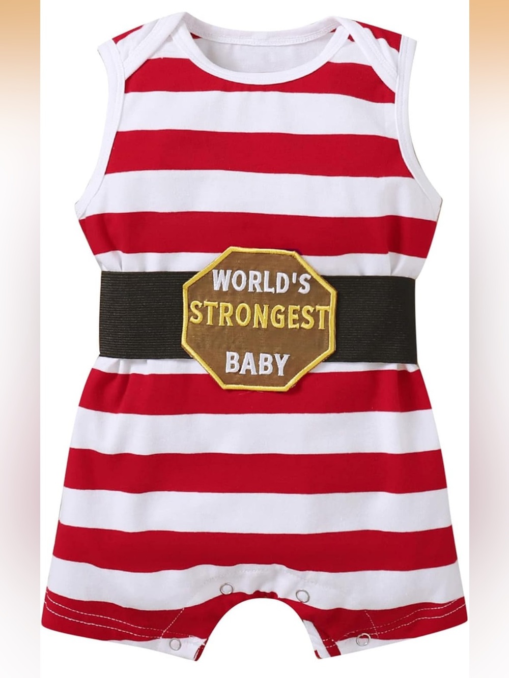 World’s Strongest Baby Boxer Halloween Costume 12-18M